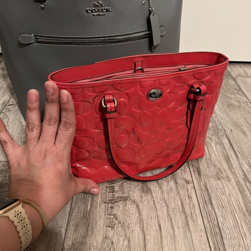 Coach fuchsia small bag